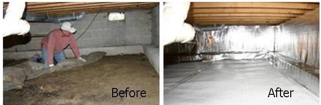 crawl space waterproofing crawlspace repair barrier sealing vapor lexington services ky dayton jaco columbus
